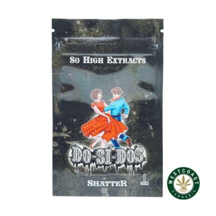 So High Extracts Premium Shatter - Do Si Do - West Coast Cannabis