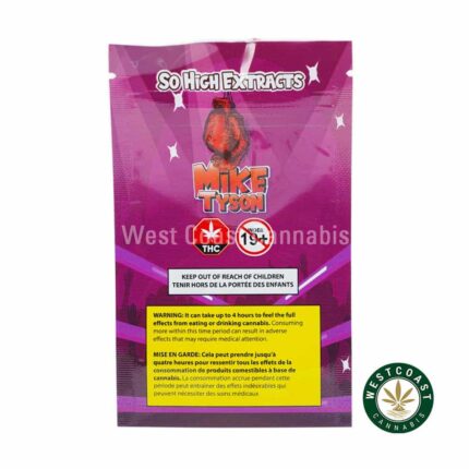 So High Extracts Premium Shatter - Mike Tyson - West Coast Cannabis