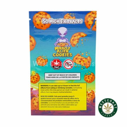 So High Extracts Premium Shatter - Miracle Alien Cookies - West Coast Cannabis