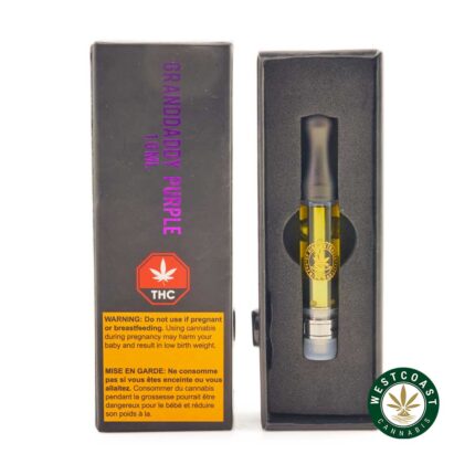 So High Extracts Premium Vape 1ML THC - Granddaddy Purple Cart - West Coast Cannabis