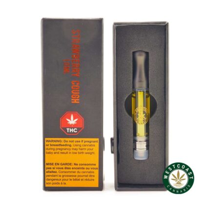 So High Extracts Premium Vape 1ML THC - Strawberry Cough Cart - West Coast Cannabis