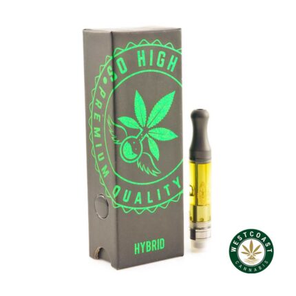 So High Extracts Premium Vape 1ML THC - Thin Mint Cookies Cart - West Coast Cannabis