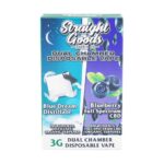 Straight Goods - Dual Chamber Vape - Blue Dream + Blueberry Full Spectrum CBD (3 Grams + 3 Grams) - West Coast Cannabis