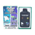 Straight Goods - Dual Chamber Vape - Blue Dream + Blueberry Full Spectrum CBD (3 Grams + 3 Grams) - West Coast Cannabis