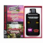 Straight Goods - Dual Chamber Vape - Bubba Kush + Strawberry Cough (3+3 Gram) - West Coast Cannabis