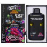 Straight Goods - Dual Chamber Vape - Cement Shoes + Hibiscus Cranberry (3 Grams + 3 Grams) - West Coast Cannabis