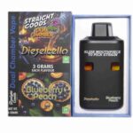 Straight Goods - Dual Chamber Vape - Dieselcello + Blueberry Peach (3 Grams + 3 Grams) - West Coast Cannabis