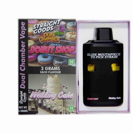 Straight Goods - Dual Chamber Vape - Donut Shop + Wedding Cake (3 Grams + 3 Grams) - West Coast Cannabis