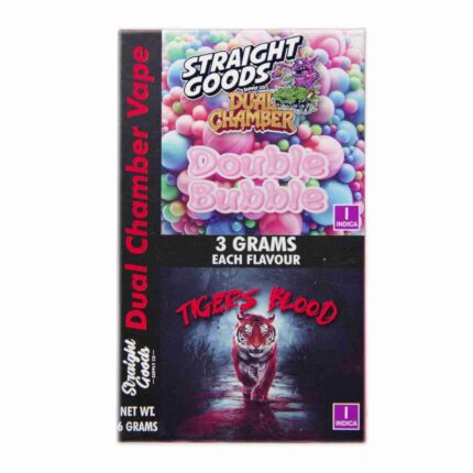 Straight Goods - Dual Chamber Vape - Double Bubble + Tigers Blood (3 Grams + 3 Grams) - West Coast Cannabis