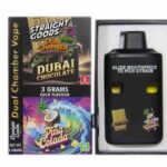 Straight Goods - Dual Chamber Vape - Dubai Chocolate + Pina Colada (3 Grams + 3 Grams) - West Coast Cannabis