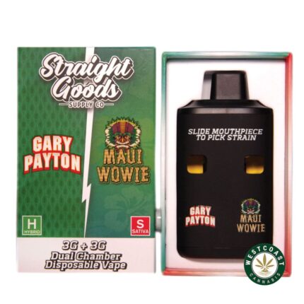 Straight Goods - Dual Chamber Vape - Gary Payton + Maui Wowie (3 Grams + 3 Grams) - West Coast Cannabis