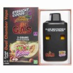 Straight Goods - Dual Chamber Vape - Gas + Melon Lychee (3 Grams + 3 Grams) - West Coast Cannabis