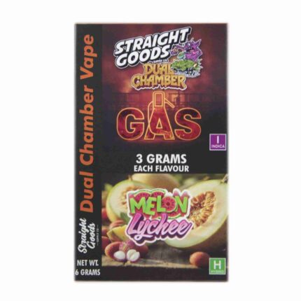 Straight Goods - Dual Chamber Vape - Gas + Melon Lychee (3 Grams + 3 Grams) - West Coast Cannabis