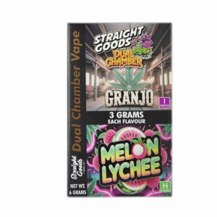 Straight Goods - Dual Chamber Vape - Granjo + Melon Lychee (3 Grams + 3 Grams) - West Coast Cannabis