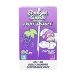 Straight Goods - Dual Chamber Vape - Grape + Purple Ape (3 Grams + 3 Grams) - West Coast Cannabis