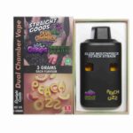 Straight Goods - Dual Chamber Vape - Grape Stank + Peach Ozz (3 Grams + 3 Grams) - West Coast Cannabis