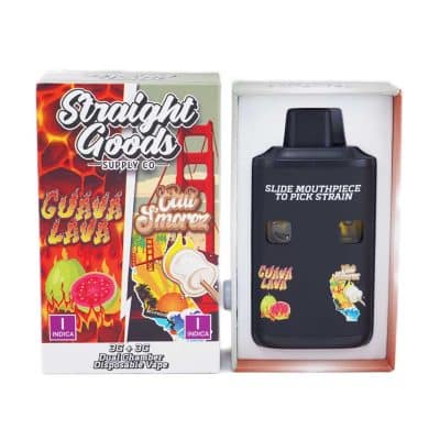 Straight Goods - Dual Chamber Vape - Guava Lava + Cali Smorez (3 Grams + 3 Grams) - West Coast Cannabis