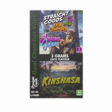 Straight Goods - Dual Chamber Vape - Jawa Juice + Kinsasha (3 Grams + 3 Grams) - West Coast Cannabis