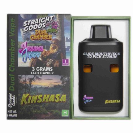 Straight Goods - Dual Chamber Vape - Jawa Juice + Kinsasha (3 Grams + 3 Grams) - West Coast Cannabis