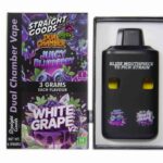 Straight Goods - Dual Chamber Vape - Juicy Blueberry + White Grape V2 (3 Grams + 3 Grams) - West Coast Cannabis