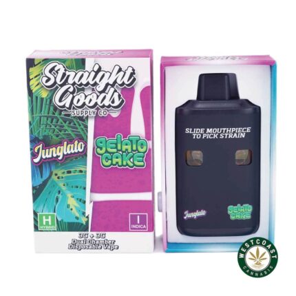 Straight Goods - Dual Chamber Vape - Junglato + Gelato Cake (3 Grams + 3 Grams) - West Coast Cannabis