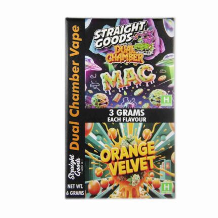 Straight Goods - Dual Chamber Vape - Mac + Orange Velvet (3 Grams + 3 Grams) - West Coast Cannabis