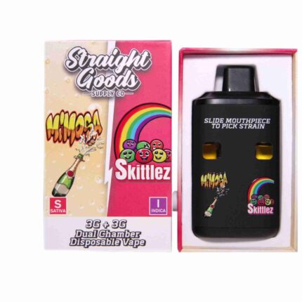 Straight Goods - Dual Chamber Vape - Mimosa + Skittlez (3 Grams + 3 Grams) - West Coast Cannabis