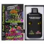 Straight Goods - Dual Chamber Vape - Nuken + Frosted Fruit Cake (3 Grams + 3 Grams) - West Coast Cannabis