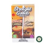 Straight Goods - Dual Chamber Vape - Peach Cobbler + Afghan Hashish (3 Grams + 3 Grams) - West Coast Cannabis