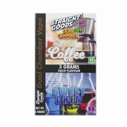 Straight Goods - Dual Chamber Vape - Puff of Coffee + Sweet Chem (3 Grams + 3 Grams) - West Coast Cannabis