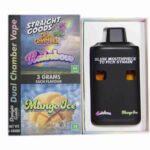 Straight Goods - Dual Chamber Vape - Rainbow + Mango Ice (3 Grams + 3 Grams) - West Coast Cannabis