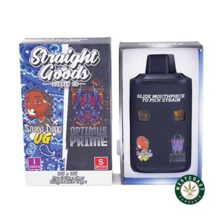 Straight Goods - Dual Chamber Vape - Snoop Dogg OG + Optimus Prime (3 Grams + 3 Grams) - West Coast Cannabis