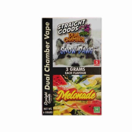 Straight Goods - Dual Chamber Vape - Snow Dawg + Melonade (3 Grams + 3 Grams) - West Coast Cannabis