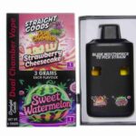Straight Goods - Dual Chamber Vape - Strawberry Cheesecake + Sweet Watermelon (3 Grams + 3 Grams) - West Coast Cannabis