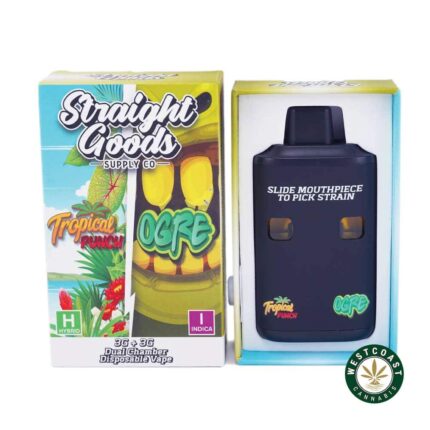 Straight Goods - Dual Chamber Vape - Tropical Punch + Ogre (3 Grams + 3 Grams) - West Coast Cannabis