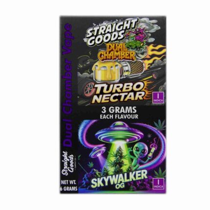 Straight Goods - Dual Chamber Vape - Turbo Nectar + Skywalker OG (3 Grams + 3 Grams) - West Coast Cannabis