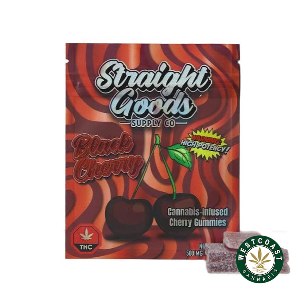 Straight Goods Edibles – Black Cherry (500mg THC) - West Coast Cannabis Straight Goods Edibles – Black Cherry (500mg THC) - West Coast Cannabis