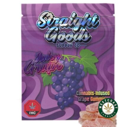Straight Goods Edibles – Grape (500mg THC) - West Coast Cannabis