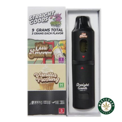 Straight Goods - Triple Chamber Vape - Cali S’mores + Vanilla Frosting + AMG (3 Grams + 3 Grams + 3 Gram) - West Coast Cannabis
