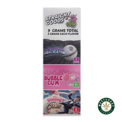 Straight Goods - Triple Chamber Vape - Death Star + Bubble Gum + Wedding Cake (3 Grams + 3 Grams + 3 Gram) - West Coast Cannabis