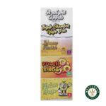 Straight Goods - Triple Chamber Vape - Lebanese Hashish + Peach Rings + Melon Haze (3 Grams + 3 Grams + 3 Gram) - West Coast Cannabis
