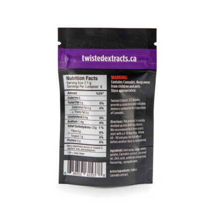 Twisted Extracts Fruit Punch ZZZ Bomb 80mg THC Indica - West Coast Cannabis