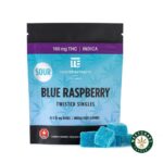 Twisted Extracts – Sour Blue Raspberry Twisted Singles 160mg THC Indica - West Coast Cannabis