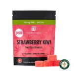 Twisted Extracts – Sour Strawberry Kiwi Twisted Singles 160mg THC Sativa - West Coast Cannabis