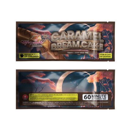 Unforgettable Edibles - Caramel Dream Cake - 2000MG THC - West Coast Cannabis
