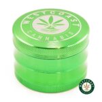 WCC Grinder - Green Glossy - West Coast Cannabis