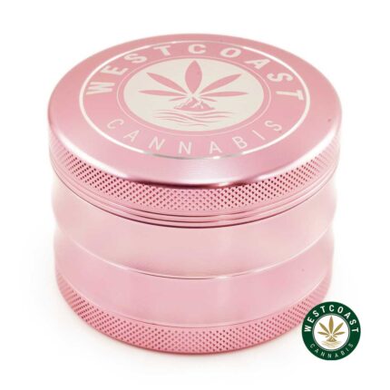 WCC Grinder - Pink Glossy - West Coast Cannabis